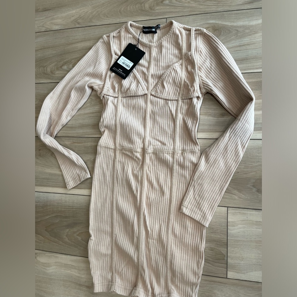 Shape - Stone thick rib bodycon dress. Never worn
